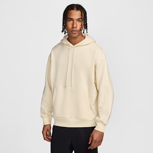 Mens White Hoodies Pullovers. Nike